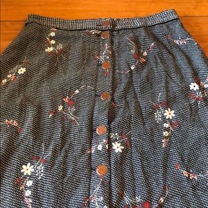 Dorothy Schoelen Platinum skirt sz 12